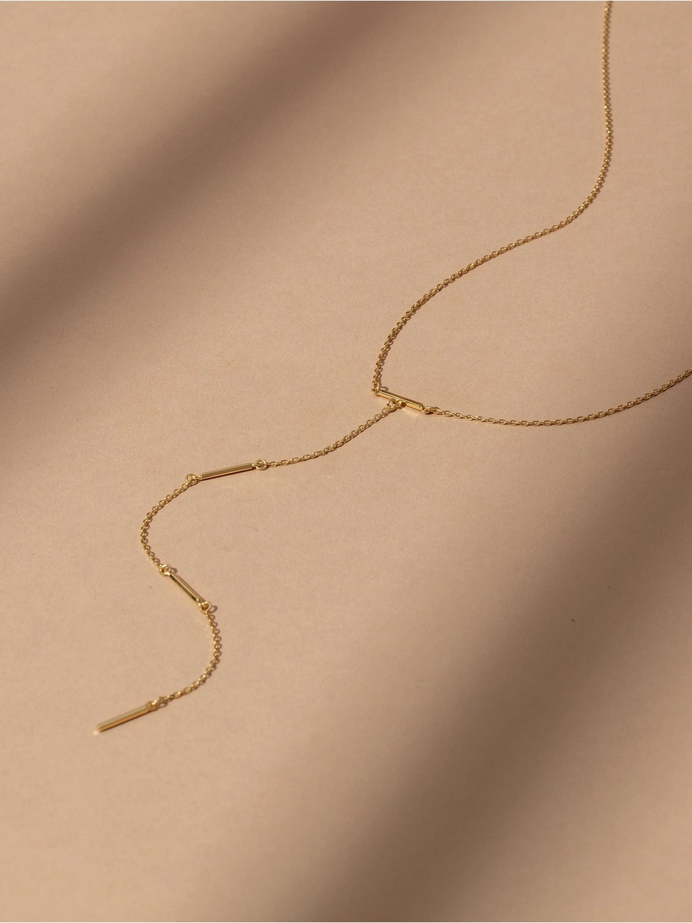 Uncommon James Vermeil Levels Lariat Necklace